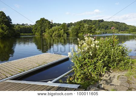 Bochum (germany) - River Ruhr Underneath The Castle Blankenstein