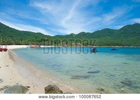 The beach in Central Vietnam