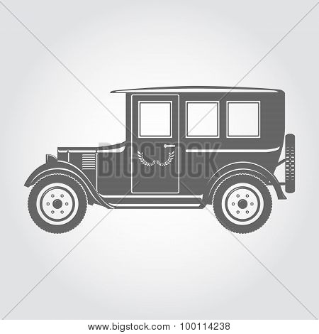 Retro car illustration
