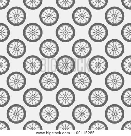 Wheels seamless pattern