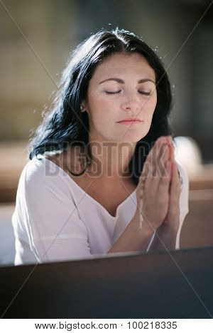 Woman praying