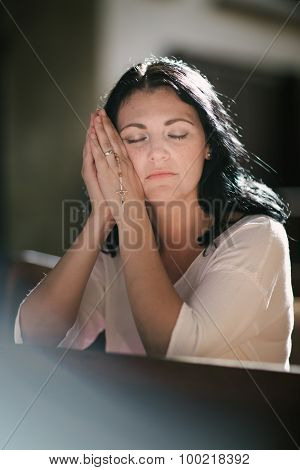 Woman praying