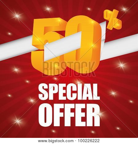 Special offer design.