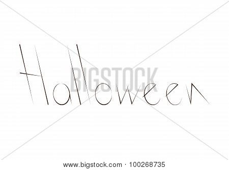 Halloween Lettering