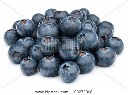 blueberry or bilberry or blackberry or blue whortleberry or huckleberry isolated on white background cutout