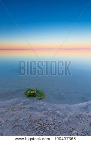 Beautiful Seascape Of Bay Before Sunrise