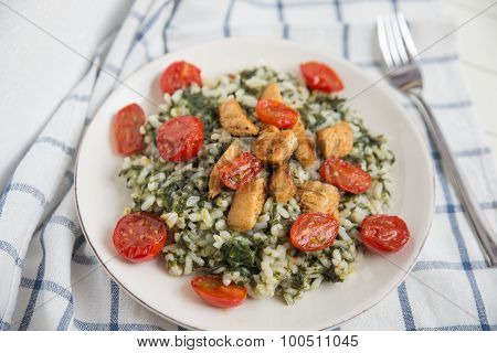 Spinach Risotto