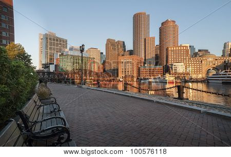 Along Boston Harbor