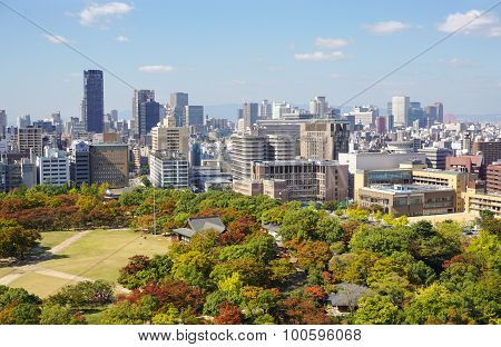 View Of Osaka Downtown