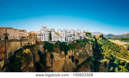 Tajo De Ronda Is A Gorge Carved By The Guadalevin River, On Whic