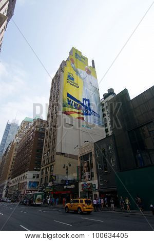 Pope wall painting new york