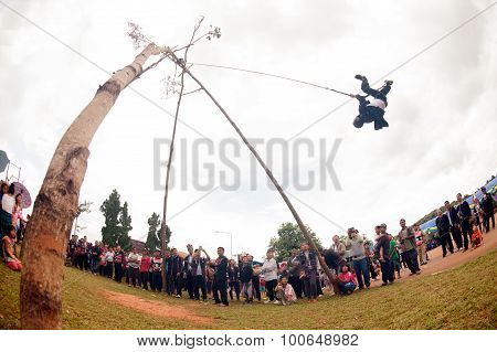The Akha Swing Festival.
