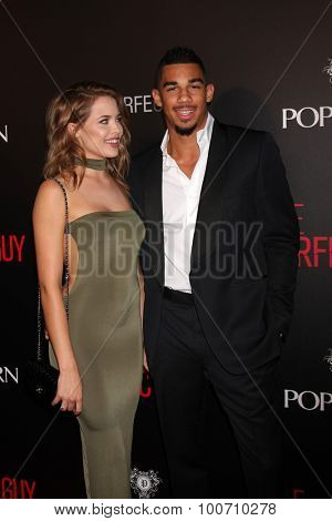 LOS ANGELES - SEP 2:  Mara Teigen, Evander Kane at the 