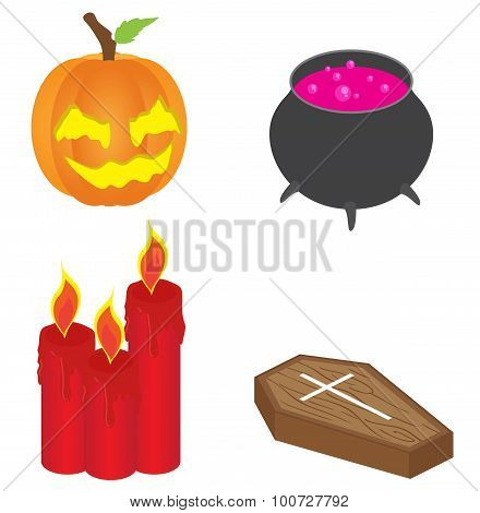 Isometric Halloween Icon
