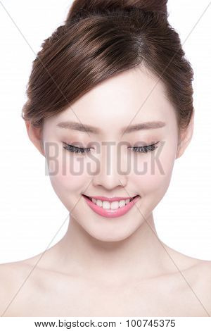 Beautiful Skin Care Woman Face