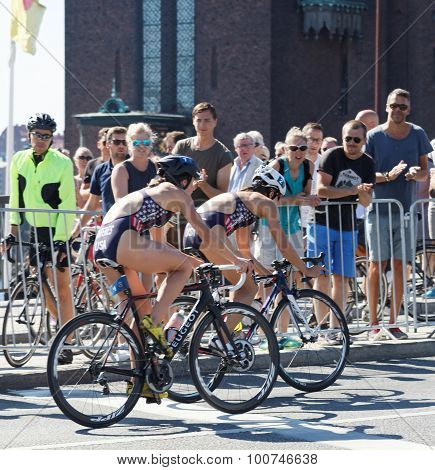 Sarah True And Katie Zaferes Cycling
