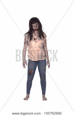 Asian Female Zombie