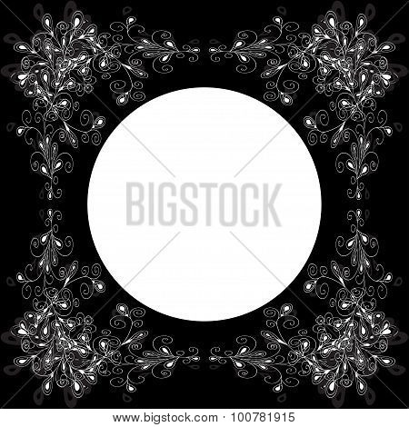 Vintage Frame In Classic Style Vector Illustration