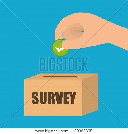 Survey icon design