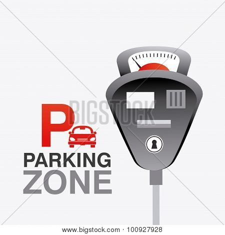 Parking zone graphic design