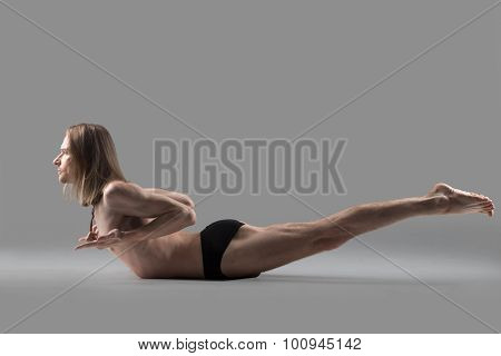 Yoga Salabhasana Pose