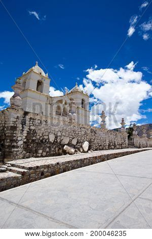 San Pedro de Alcantara Church in Cabanaconde, Peru
