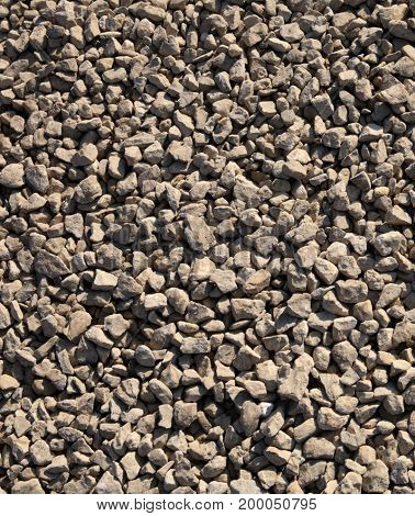image of gravel at dry sunny day