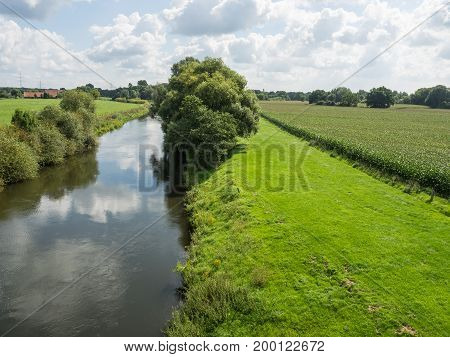 the small town of huenxe at the lower rhine
