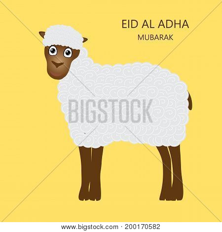 Eid al Adha Mubarak Card vector illustration