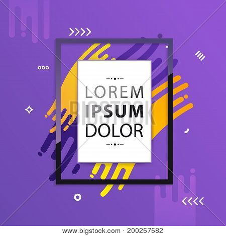 Vector frames, on abstract background with space for your text