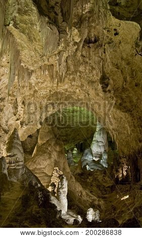 The Big Room in Carlsbad Caverns, New Mexico