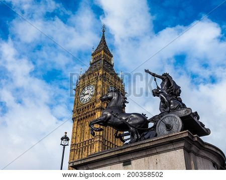 Boadicea Monument In London (hdr)