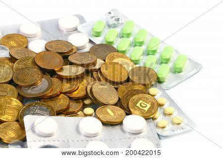 Russian melallic ruble and tablet drugs as an element of health