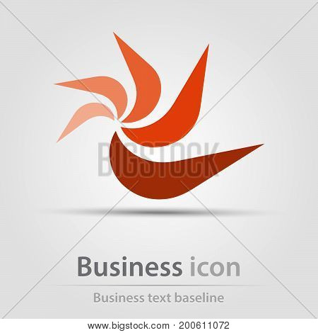 Originally created business icon mimicking the fire