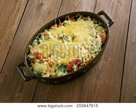 Casserole Of Rice, Vegetables