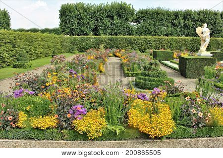 An image of statue in the gardens of herrenhausen - Hannover/Germany - 08/16/2017