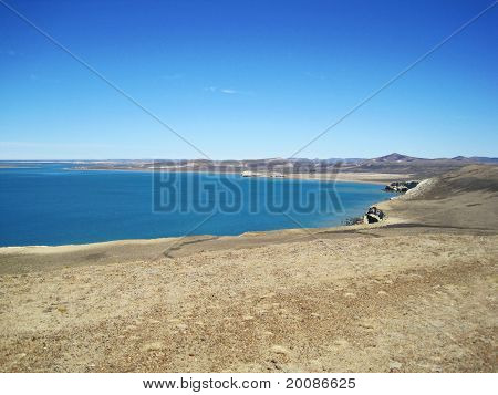 Tengerpart közelében Puerto Madryn