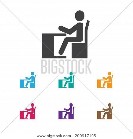 Vector Illustration Of Teach Symbol On Disciple Icon