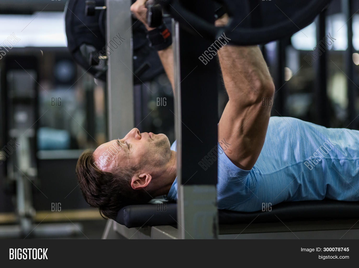 Close Image Man Doing Image Photo Free Trial Bigstock