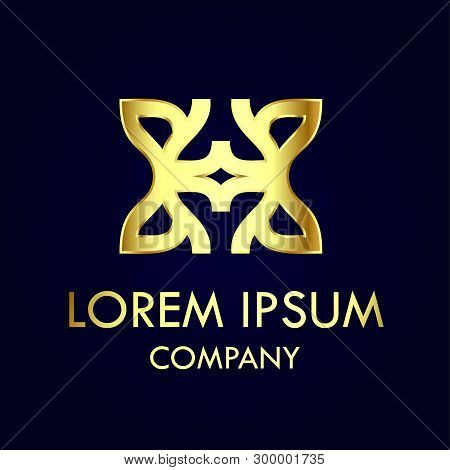 Abstract Gold Logo