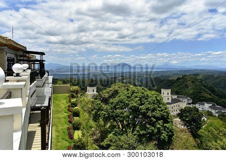 Skyline View Around Tagaytay City Hightland At The Day, Philippines