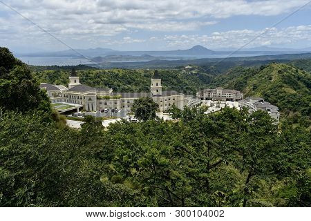 Skyline View Around Tagaytay City Hightland At The Day, Philippines