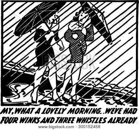 My What A Lovely Morning - Retro Ad Art Banner