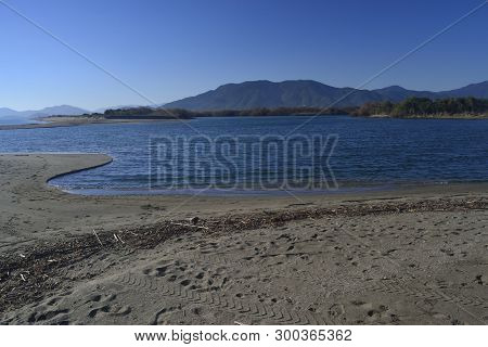 View Of Flumendosa River Near Porto Corallo Beach