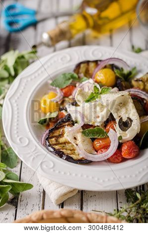 Grilled Eggplant With Tomatoes