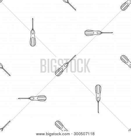 Screwdriver Pattern Seamless Vector Repeat Geometric For Any Web Design