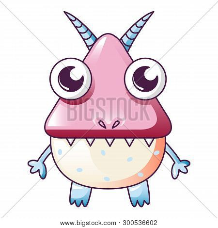 Monster Horns Icon. Cartoon Of Monster Horns Vector Icon For Web Design Isolated On White Background
