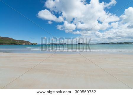 Killahoey Beach At Dunfanaghy Bay At Low Tide, Donegal, Ireland