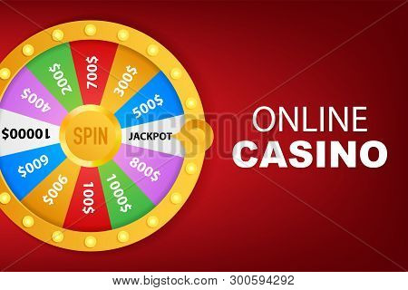 Roulette Fortune. Wheel Fortune For Game And Win Jackpot. Online Casino Concept. Internet Casino Mar
