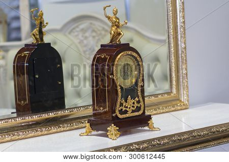 Luxury Watches In Retro Style In The Interior Of The Room